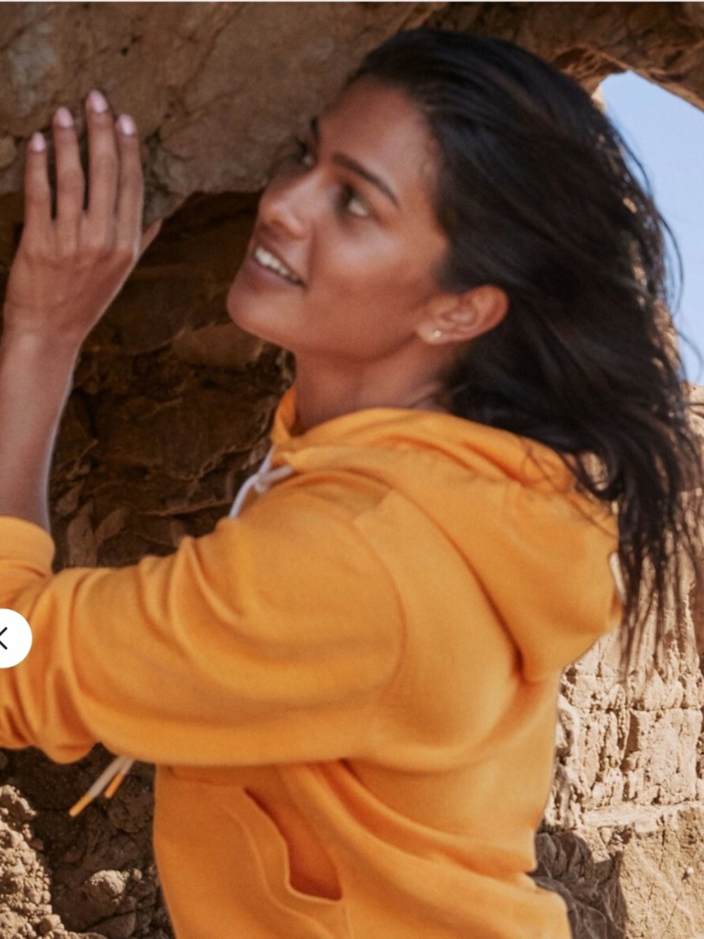 ATHLETA SUNDOWN HOODIE - ACAPULCO ORANGE - XL - NWT